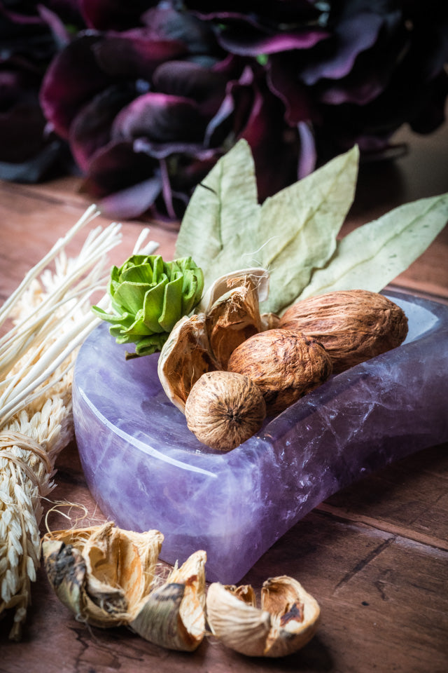 Amethyst Moon Dish