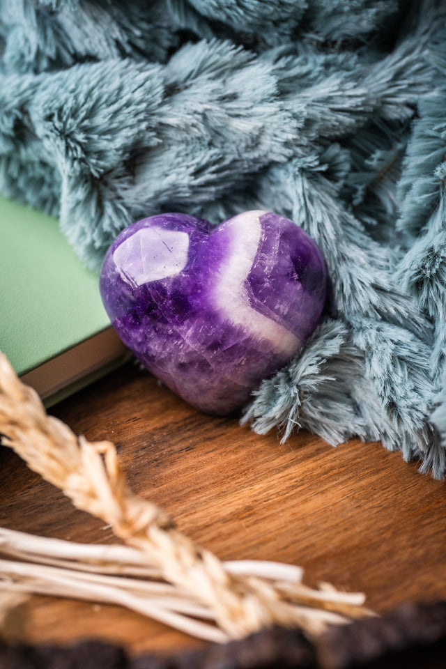 Dream Amethyst Heart