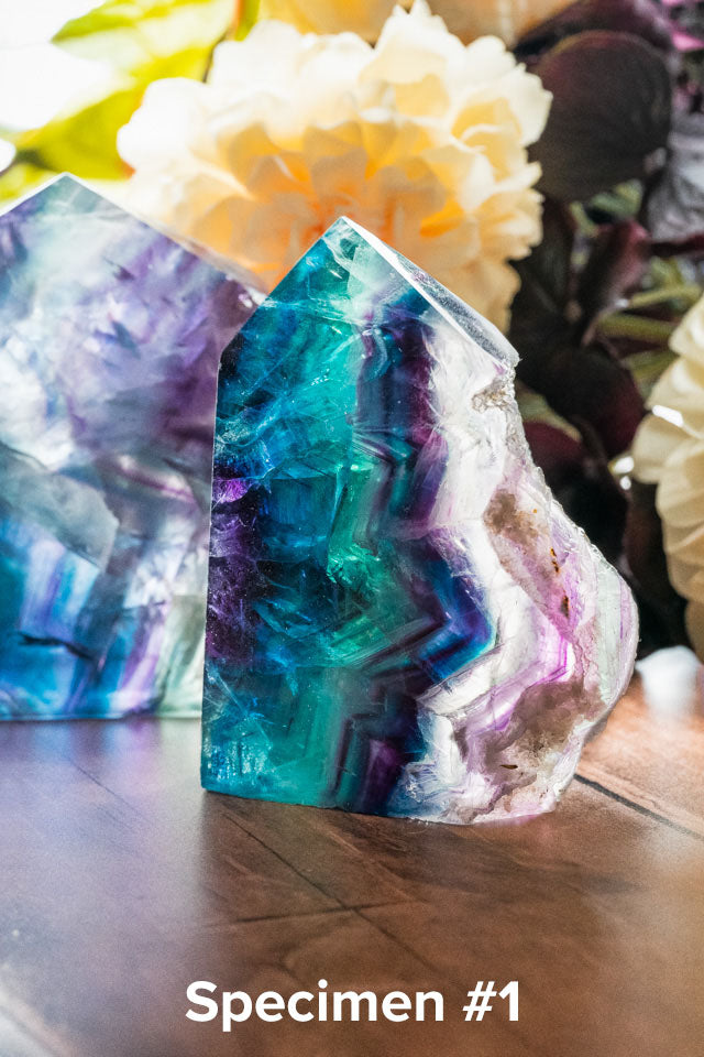 Rainbow Fluorite Tower