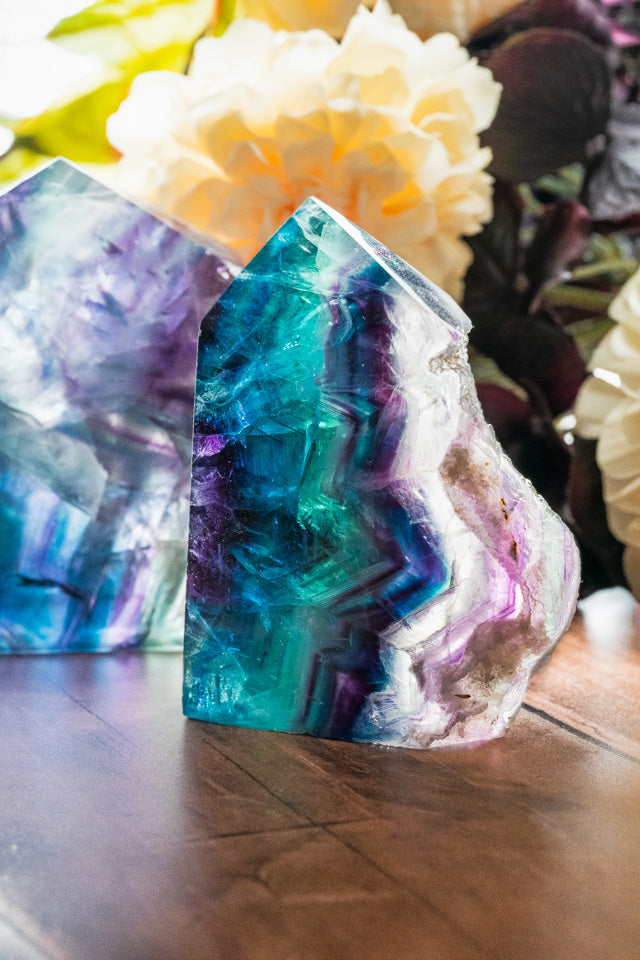Rainbow Fluorite Tower