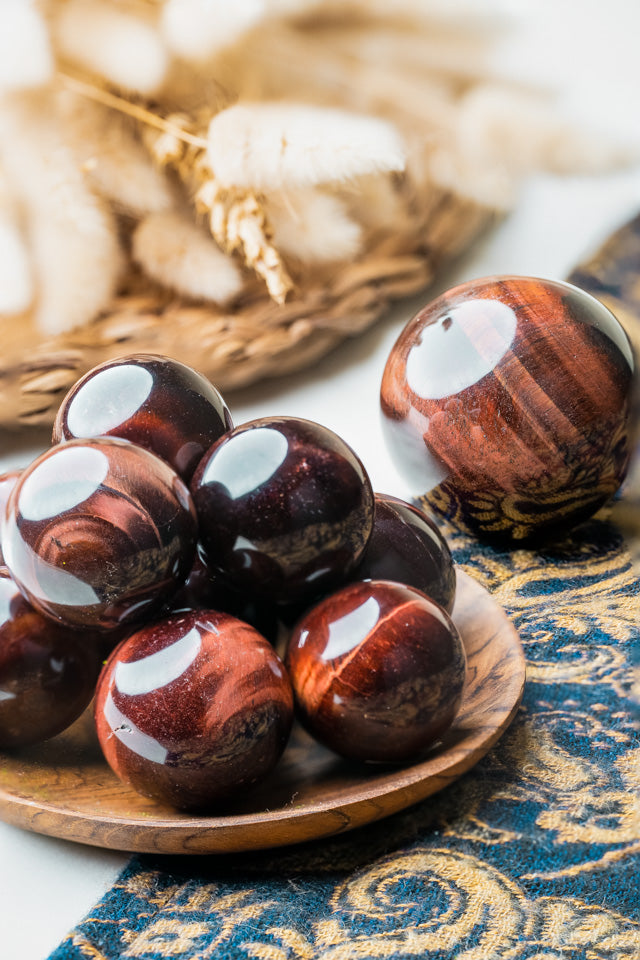 Red Tiger Eye Sphere