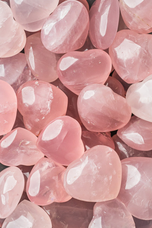 Rose Quartz Heart