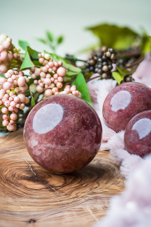 Strawberry Quartz Sphere